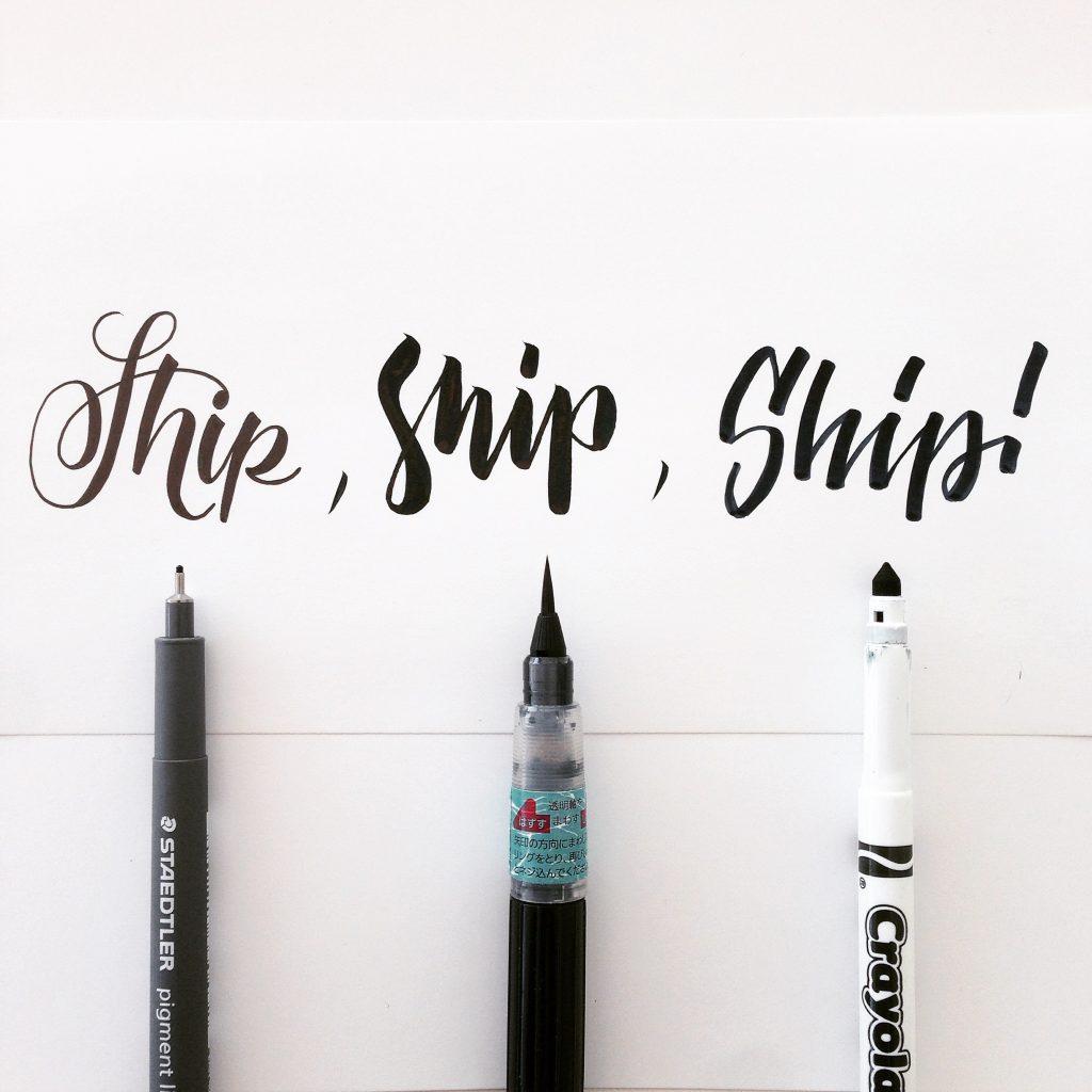 The Best Beginner Brush Pens for Lettering